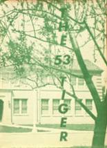 Erie High School 1953 yearbook cover photo