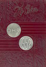Orwigsburg High School 1952 yearbook cover photo