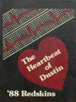 Dustin High School 1988 yearbook cover photo