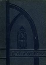 Needham Broughton High School 1936 yearbook cover photo