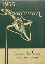 1955 Suwannee High School Yearbook from Live oak, Florida cover image