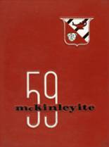 McKinley High School 1959 yearbook cover photo