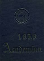 Shady Side Academy 1959 yearbook cover photo