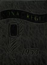 Canon City High School 1953 yearbook cover photo