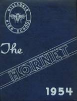 Hillsdale High School 1954 yearbook cover photo