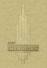 Mansfield High School 1937 yearbook cover photo