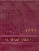 1953 St. Henrys High School Yearbook from Charleston, Missouri cover image