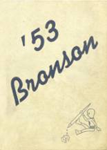 Bronson Junior Senior High School 1953 yearbook cover photo