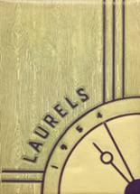 Laurel High School 1954 yearbook cover photo