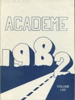 Academy High School 1982 yearbook cover photo