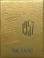 New Town High School 1957 yearbook cover photo