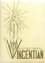 St. Vincent's Academy 1958 yearbook cover photo