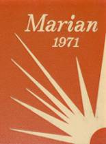 Marian Catholic High School 1971 yearbook cover photo