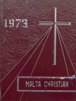Malta & McConnelsville High School 1973 yearbook cover photo
