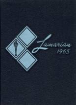 Laura Lamar High School 1965 yearbook cover photo