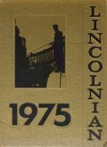 Lincoln High School 1975 yearbook cover photo