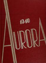 Union High School 1940 yearbook cover photo