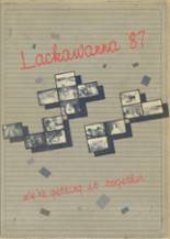 Lackawanna High School 1987 yearbook cover photo