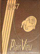 Plainview High School 1957 yearbook cover photo