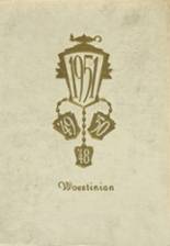 Woestina High School 1951 yearbook cover photo