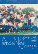 Leander High School 1985 yearbook cover photo