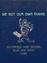 Southfield High School 1990 yearbook cover photo
