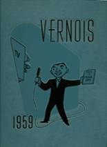 Mt. Vernon Township High School 1959 yearbook cover photo
