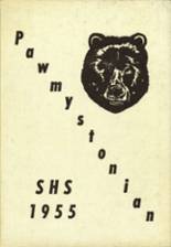 Stonington High School 1955 yearbook cover photo
