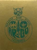 Paradise High School 1969 yearbook cover photo