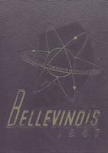 Belleville Township High School 1957 yearbook cover photo