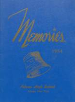 Adams High School 1954 yearbook cover photo