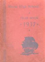 Morse High School 1937 yearbook cover photo