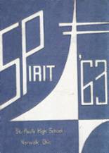1963 St. Paul High School Yearbook from Norwalk, Ohio cover image