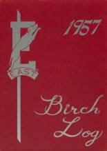 East High School 1957 yearbook cover photo