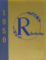 Rhodes School 1950 yearbook cover photo