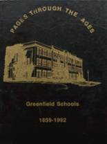 Greenfield High School 1992 yearbook cover photo