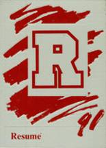 Ruston High School 1991 yearbook cover photo