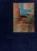 Scotland High School 1978 yearbook cover photo