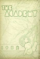 St. Joseph's Academy 1952 yearbook cover photo