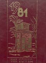 1981 Union Academy Yearbook from Belleville, New York cover image