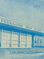 Drummond High School 1963 yearbook cover photo
