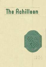 1954 Holy Family High School Yearbook from Auburn, New York cover image