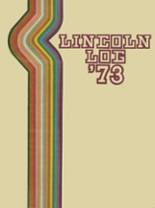 Lincoln High School 1973 yearbook cover photo