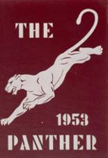Palmer High School 1953 yearbook cover photo