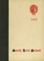 South Kent School 1955 yearbook cover photo