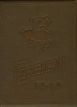 Corsicana High School 1948 yearbook cover photo