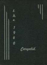 Carey High School 1940 yearbook cover photo