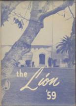 Linden High School 1959 yearbook cover photo