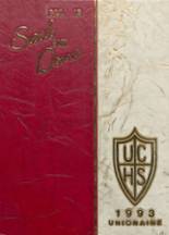 1993 Union County High School Yearbook from Morganfield, Kentucky cover image