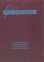 1945 Kramer High School Yearbook from Columbus, Nebraska cover image